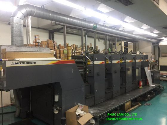 Máy in offset tờ rời 5 màu MITSUBISHI 3F-5