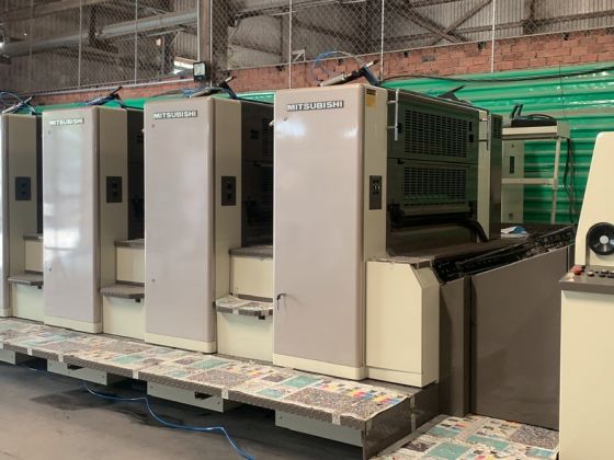Máy in offset tờ rời 4 màu MITSUBISHI DIAMOND 3000LS-4