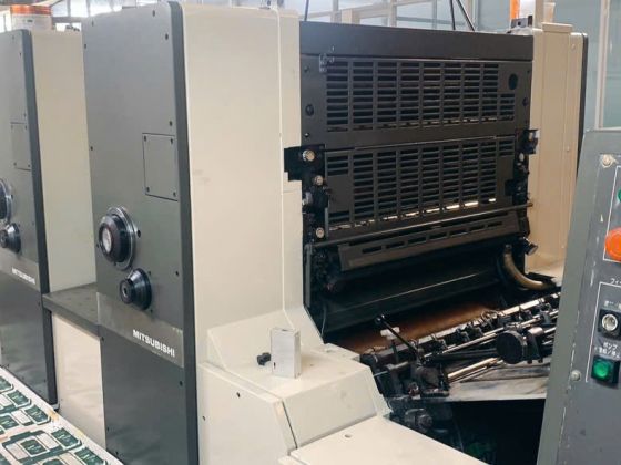 Máy in offset tờ rời 2 màu MITSUBISHI 1F-2