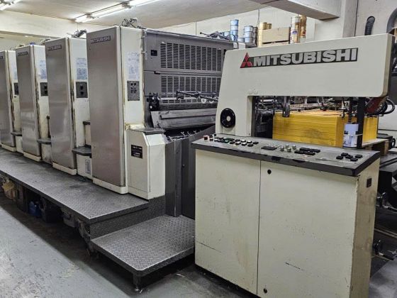 Máy in offset tờ rời 4 màu MITSUBISHI D3000LS-4, năm 2006