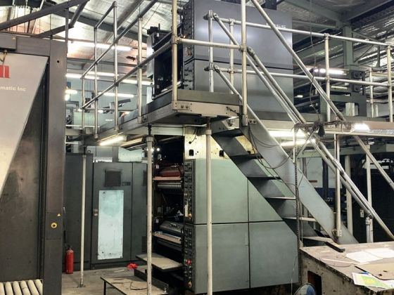 Máy in báo cuồn hiệu GOSS MERCURY (2/2) 2 tháp, khổ 578 mm, năm 2009