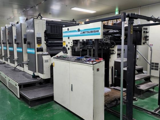 Máy in offset tờ rời 6 màu MITSUBISHI 3H-6