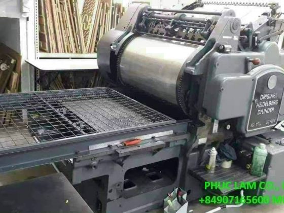 Máy bế tự động hiệu HEIDELBERG CYLINDER