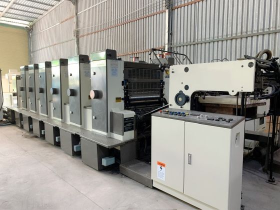 Máy in offset tờ rời 6 màu MITSUBISHI 1F-6+LX
