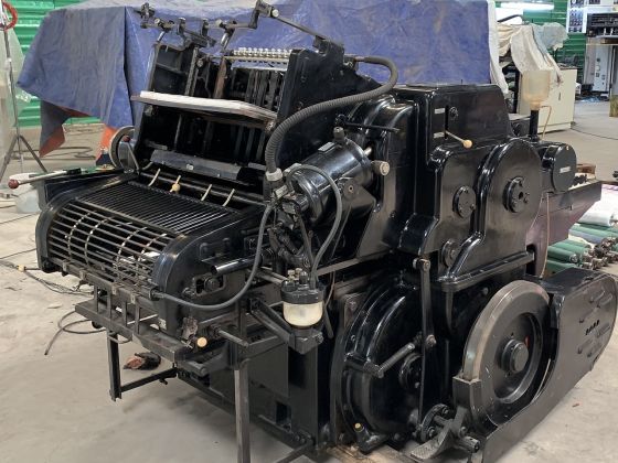 Máy in typo ORIGINAL HEIDELBERG CYLINDER