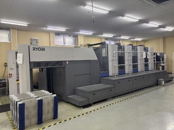 Máy in offset tờ rời 4 màu RY0BI 1050-4, năm 2012