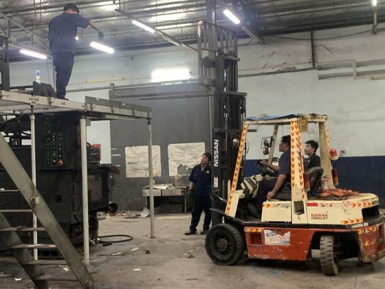 Dịch vụ tháo máy in cuồn GOSS MERCURY 578